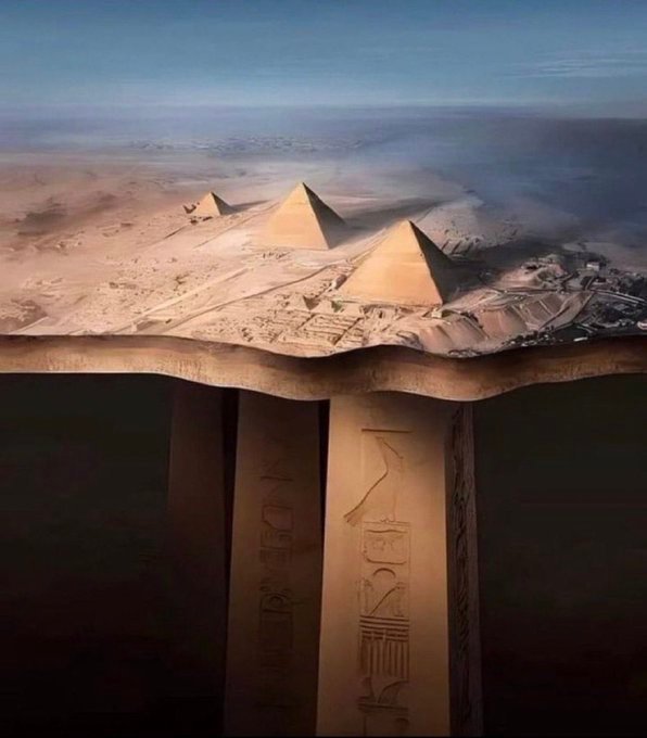 Giant Structures Found Beneath the Pyramids of Giza